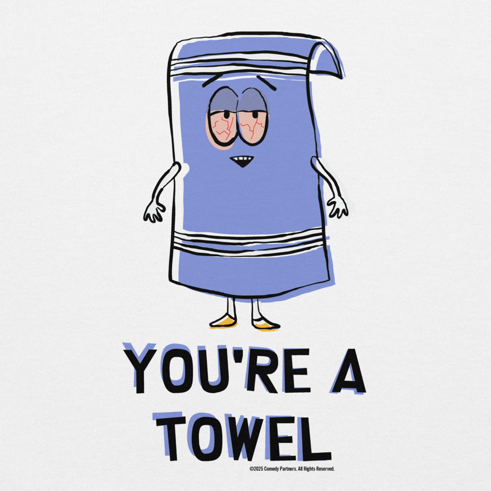 South Park Hoodie You're A Towel  White