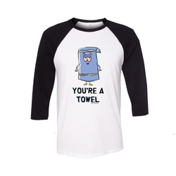 South Park Towelie You're a Towel Raglan Baseball T-Shirt