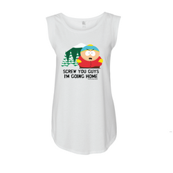 South Park Cartman Screw You Guys Women's Cap Sleeve T-Shirt