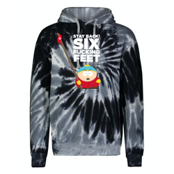 South Park Cartman Six Feet Back Tie-Dye Hooded Sweatshirt