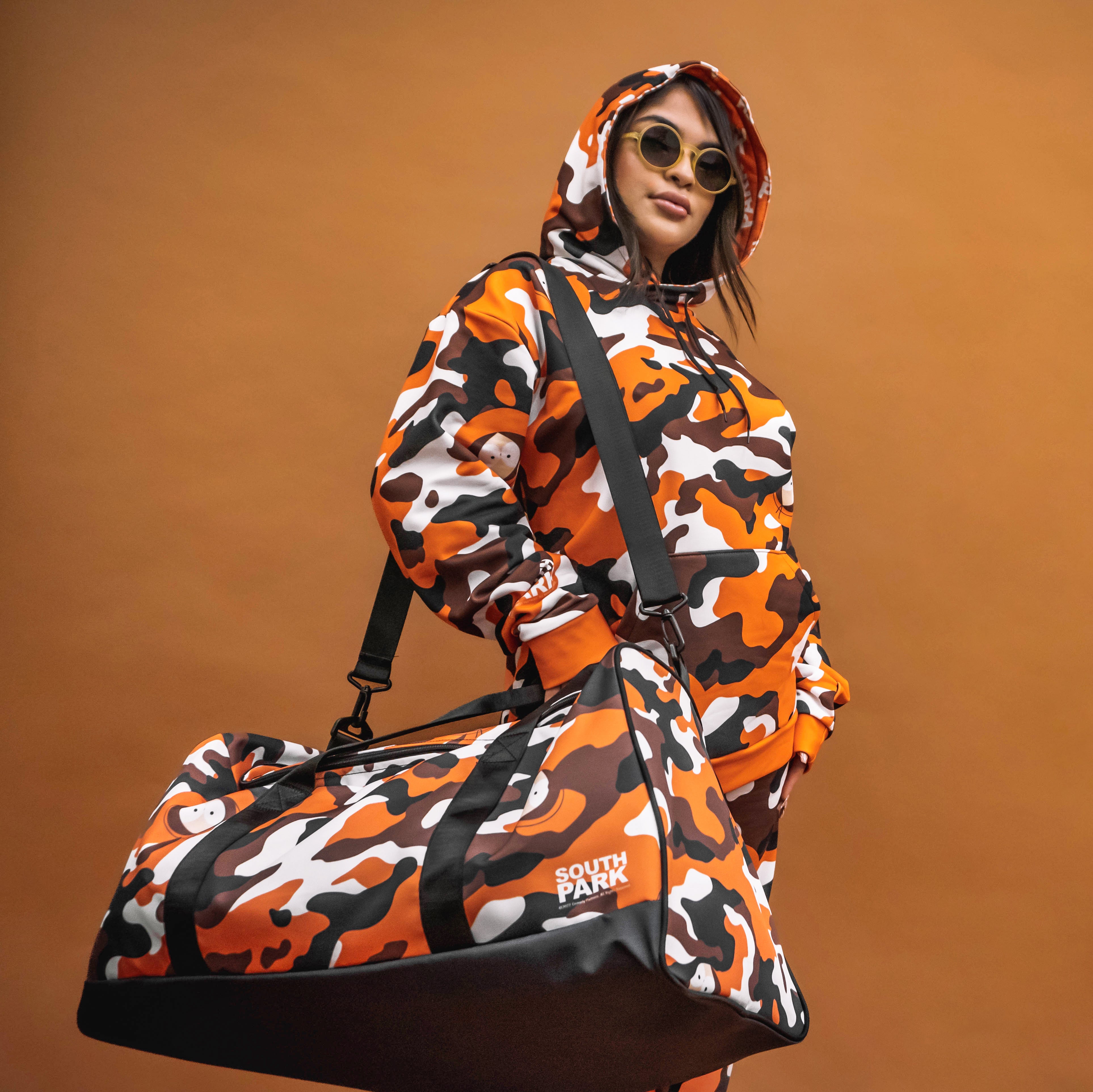 Camo Duffle Bag | Purple Large Travel & Gym Bag main image 0