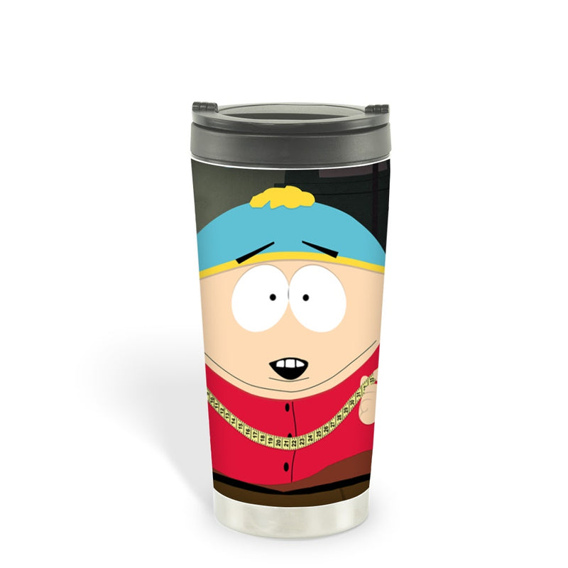 South Park Cartman Thirteen Inches Long 16 oz Stainless Steel Thermal Travel Mug