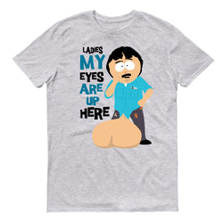 South Park Randy Eyes Up Here Adult Short Sleeve T-Shirt