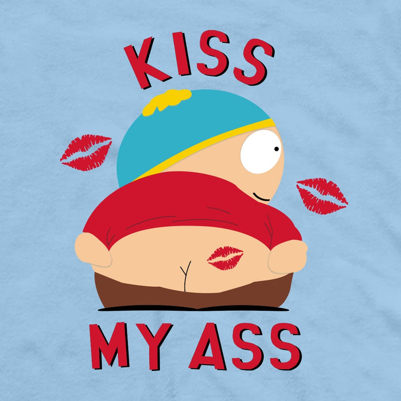 South Park Cartman Kiss My A** Adult Short Sleeve T-Shirt