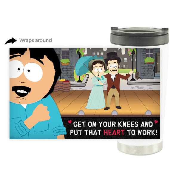 South Park Randy Get On Your Knees 16 oz Stainless Steel Thermal Travel Mug