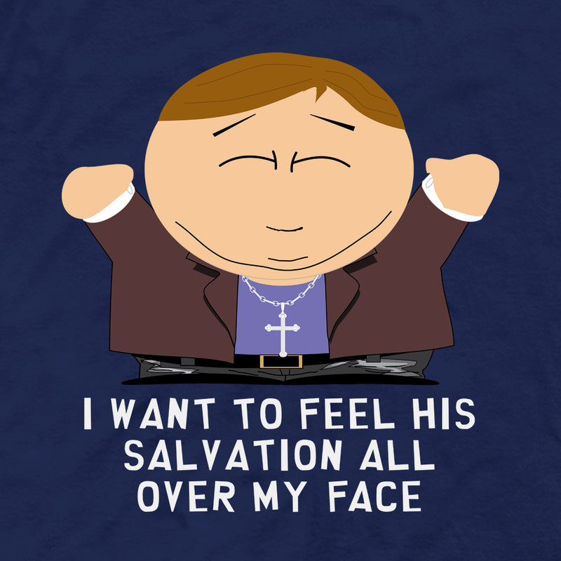 South Park Cartman Salvation All Over My Face Adult Short Sleeve T-Shirt