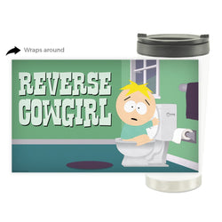 South Park Butters Reverse Cowgirl 16 oz Stainless Steel Thermal Travel Mug