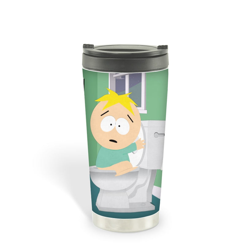 South Park Butters Reverse Cowgirl 16 oz Stainless Steel Thermal Travel Mug