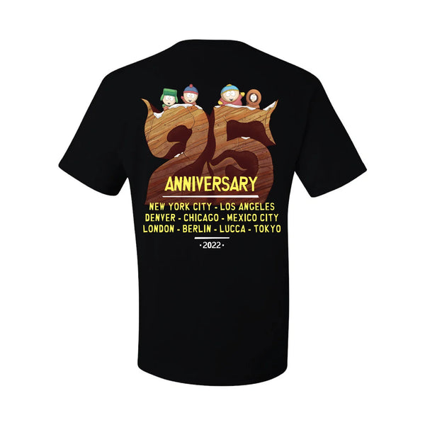 South Park 25th Anniversary World Tour Short Sleeve T-Shirt