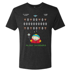 South Park Alien Invaders Men's Tri-Blend T-Shirt