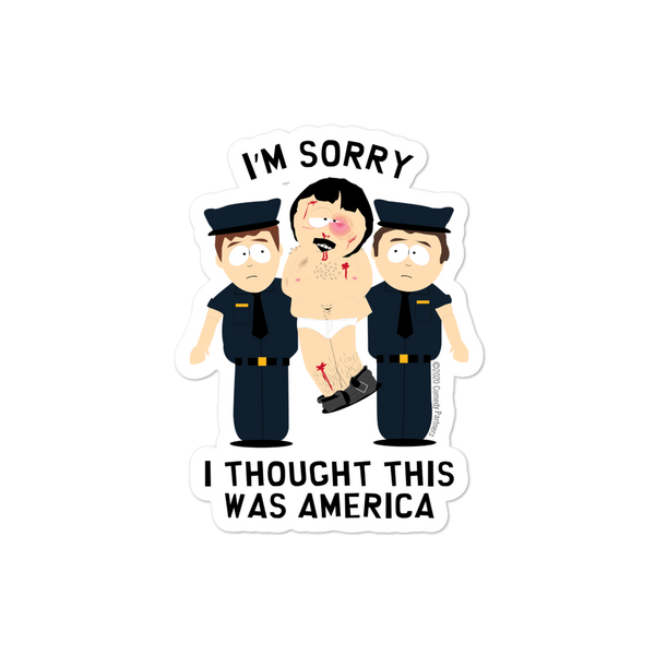 South Park Stan Stop Talking To Me Sticker