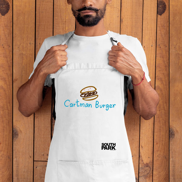 South Park Cartman Burger Apron - With Pockets