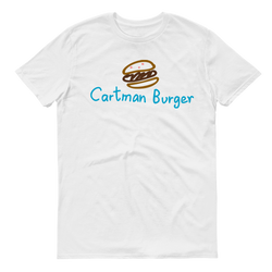 South Park Cartman Burger Adult Short Sleeve T-Shirt