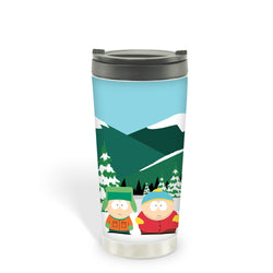 South Park Bus Stop 16oz Stainless Steel Thermal Travel Mug