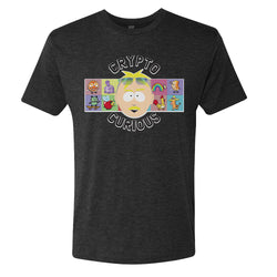 South Park Butters Crypto Curious Men's Tri-Blend T-Shirt