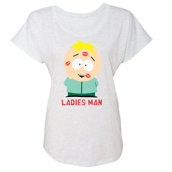 South Park Butters Ladies Man Women's Tri-Blend Dolman T-Shirt