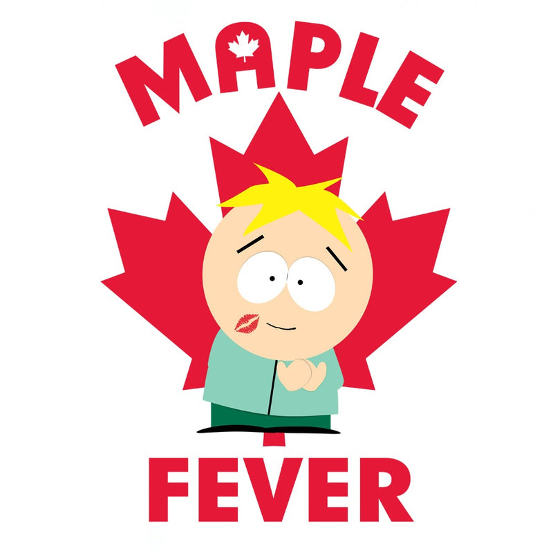 South Park Butters Maple Fever 3/4 Sleeve Baseball T-Shirt