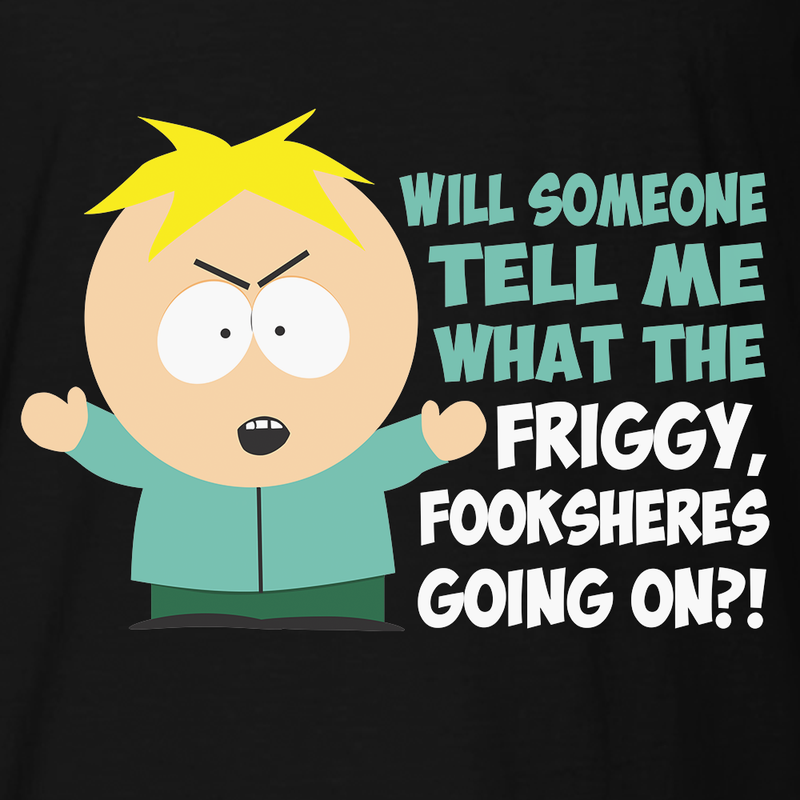 South Park Butters Friggy Fooksheres Short Sleeve T-Shirt