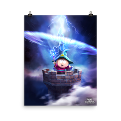 South Park Cartman Grand Wizard Premium Satin Poster