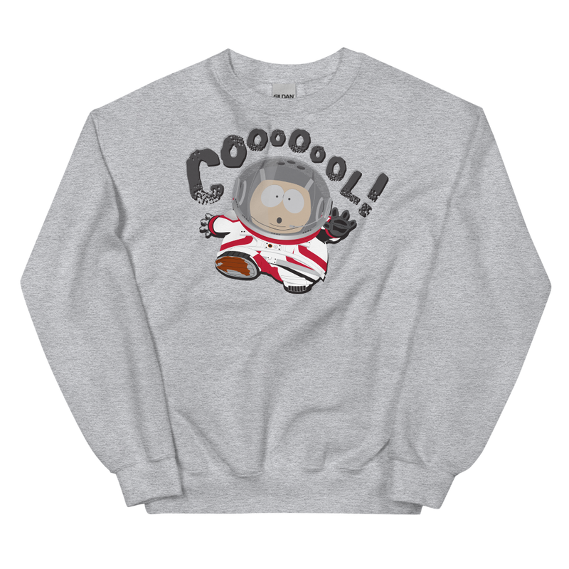 South Park Cartman Astronaut Coool! Fleece Crewneck Sweatshirt