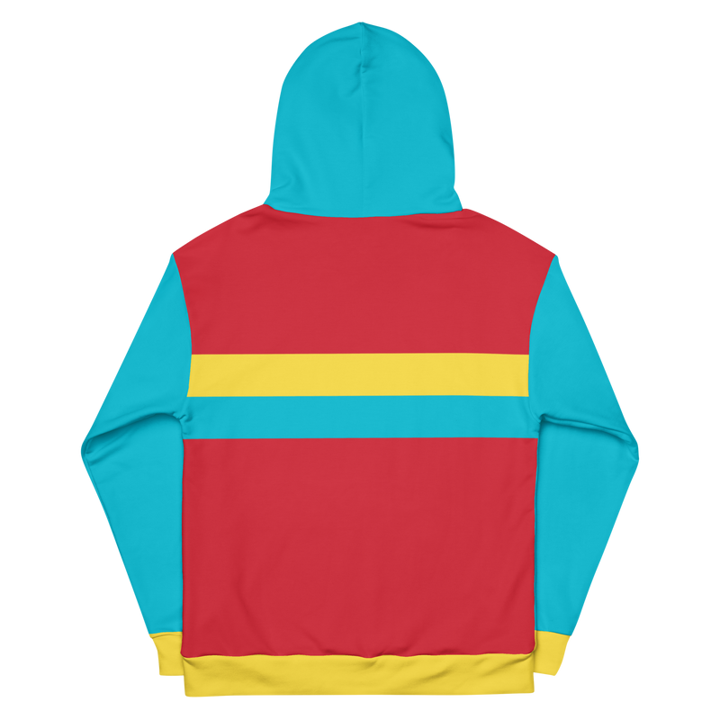 80's color hot sale block hoodie