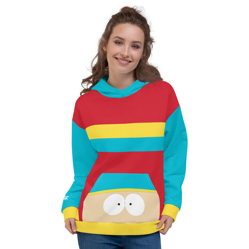 South Park Cartman Color Block Unisex Hooded Sweatshirt South