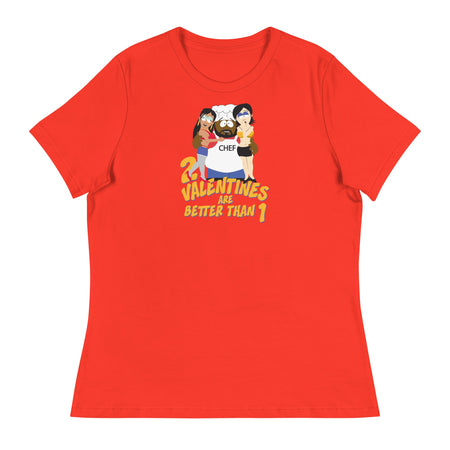 South Park Chef 2 Valentine's Is Better Than 1 Women's T-Shirt