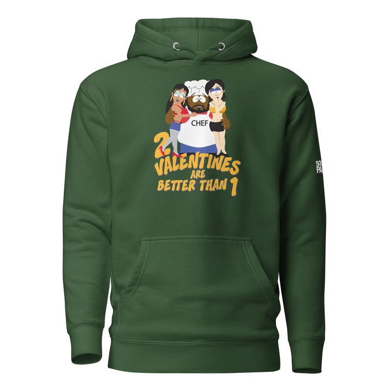 South Park 2 Valentine's Is Better Than 1 Adult Premium Hoodie