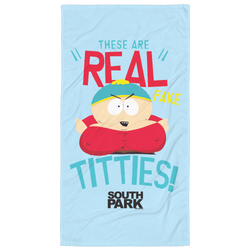 South Park Cartman Real Fake Beach Towel