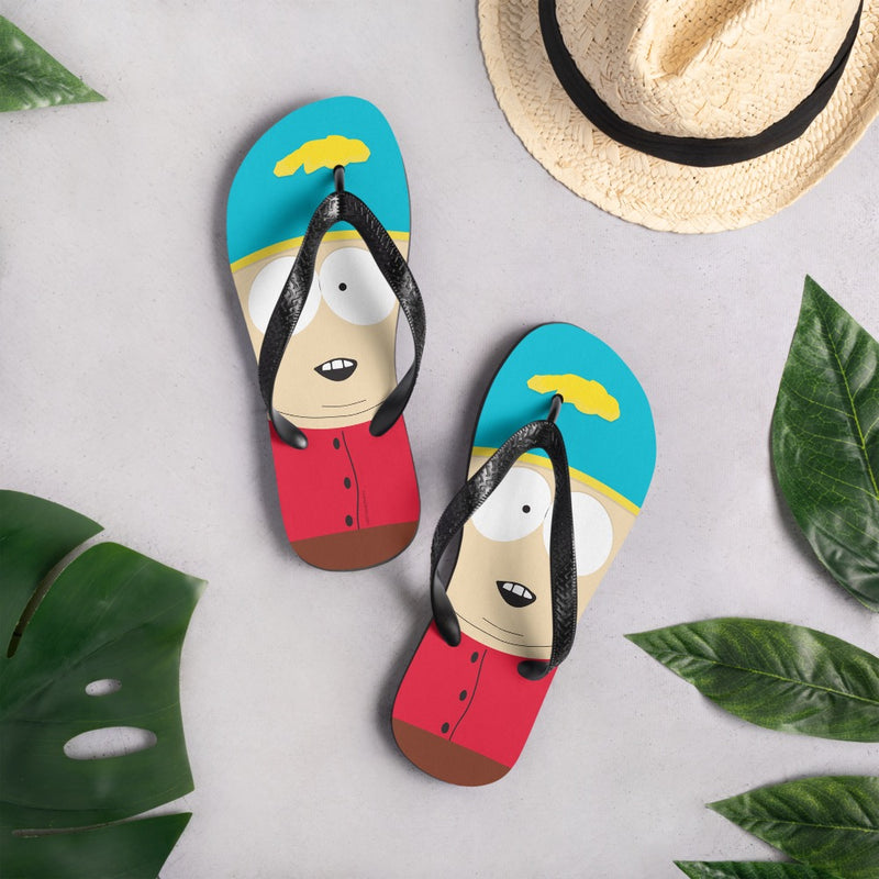 South Park Cartman Big Face Flip Flops