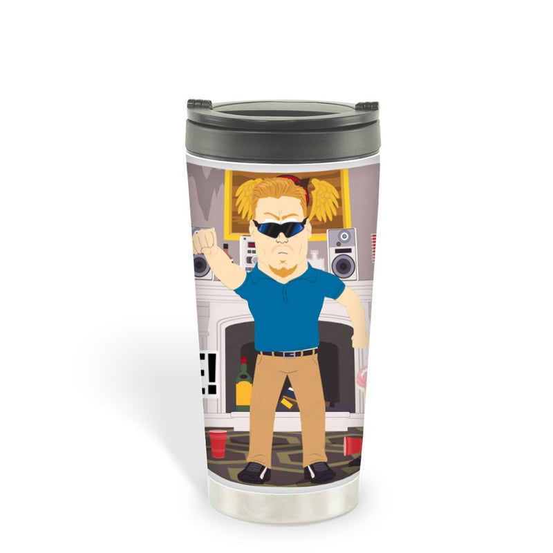South Park PC Principal Check Your Privilege! 16 oz Stainless Steel Thermal Travel Mug