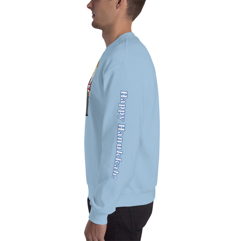 South Park Cartman Happy Hanukkah Fleece Crewneck Sweatshirt