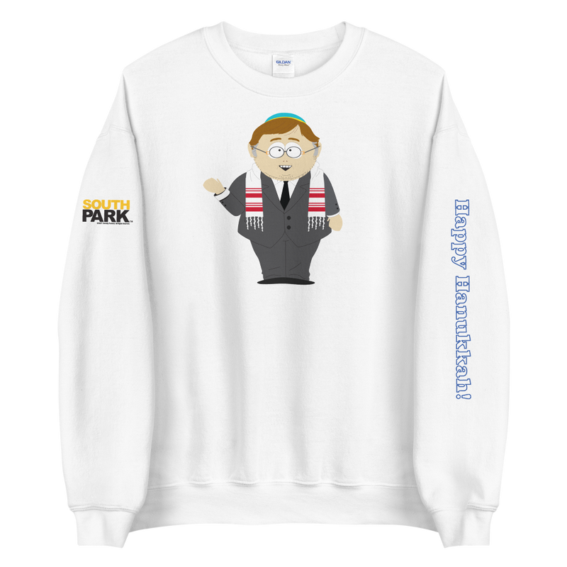South Park Cartman Happy Hanukkah Fleece Crewneck Sweatshirt