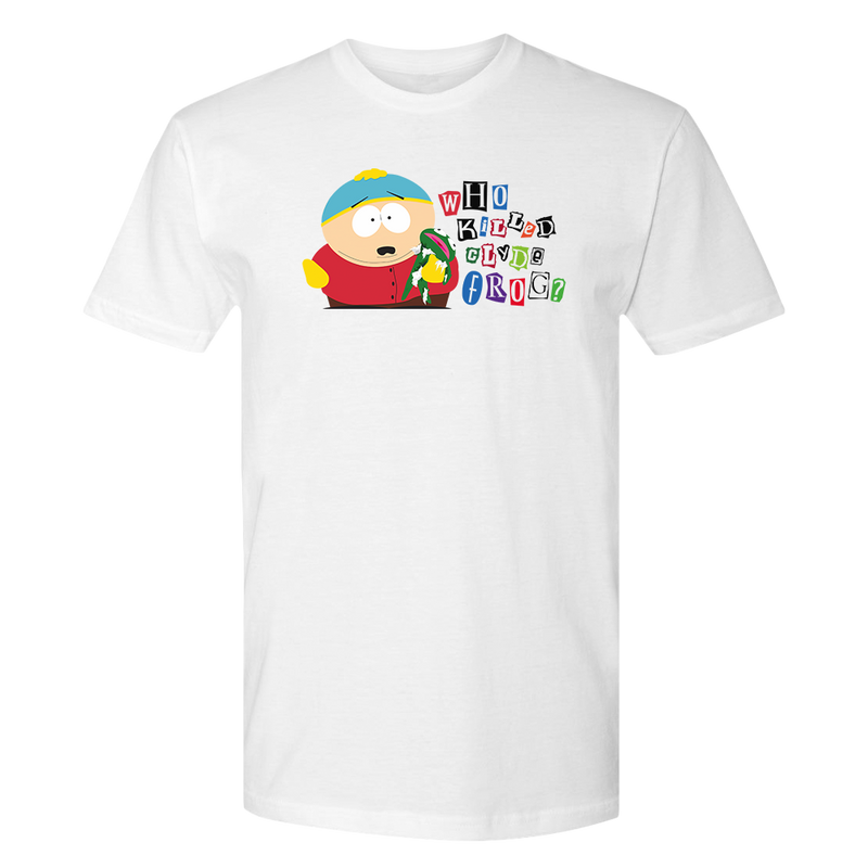 South Park Cartman Who Killed Clyde Frog Adult Short Sleeve T-Shirt