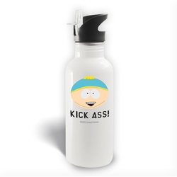 South Park Cartman Kick Ass 20 oz Screw Top Water Bottle with