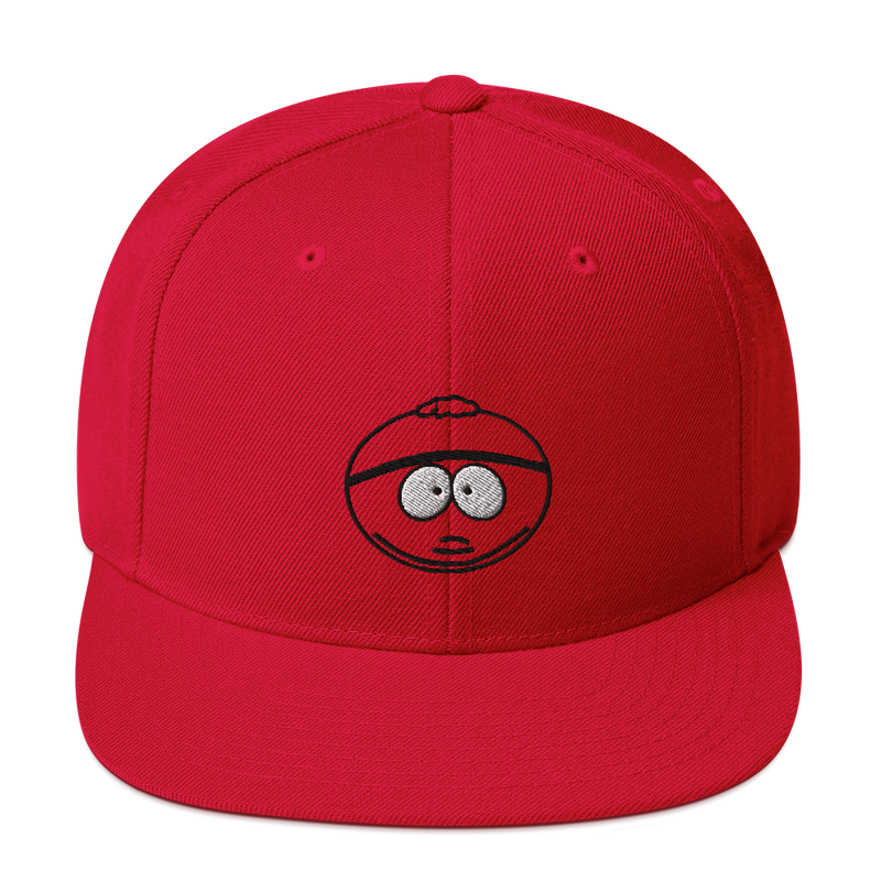 South Park Cartman Embroidered Flat Bill Hat – South Park Shop