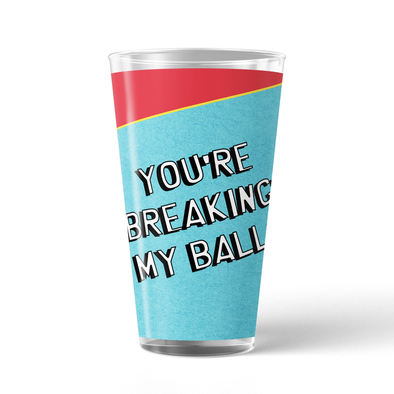 South Park Cartman Breaking My Balls 17 oz Pint Glass