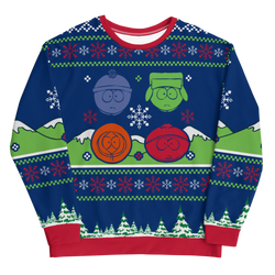 South Park Boys Ugly Holiday Unisex Crew Neck Sweatshirt