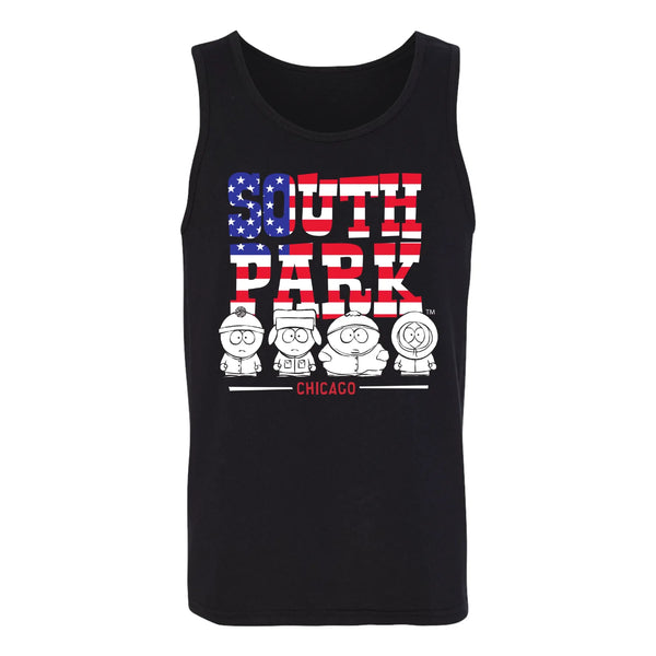 South Park Chicago American Flag Tank Top