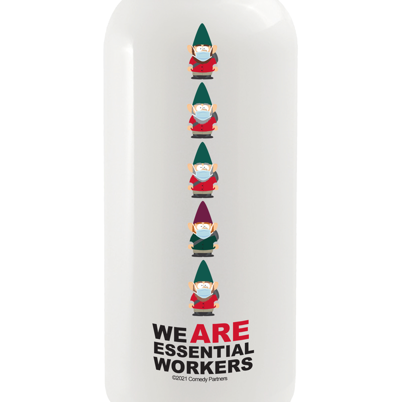 South Park Essential Workers 20 oz Screw Top Water Bottle with Straw