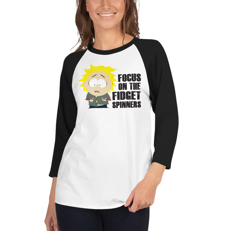 South Park Tweek Focus On The Fidget Spinners Raglan T-Shirt