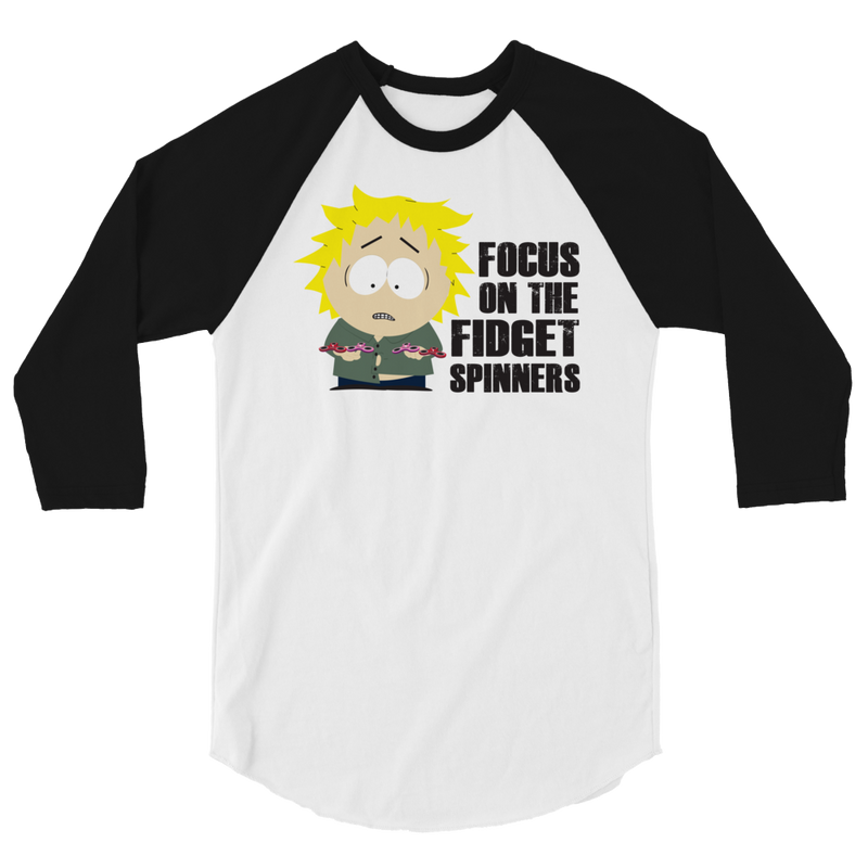 South Park Tweek Focus On The Fidget Spinners Raglan T-Shirt