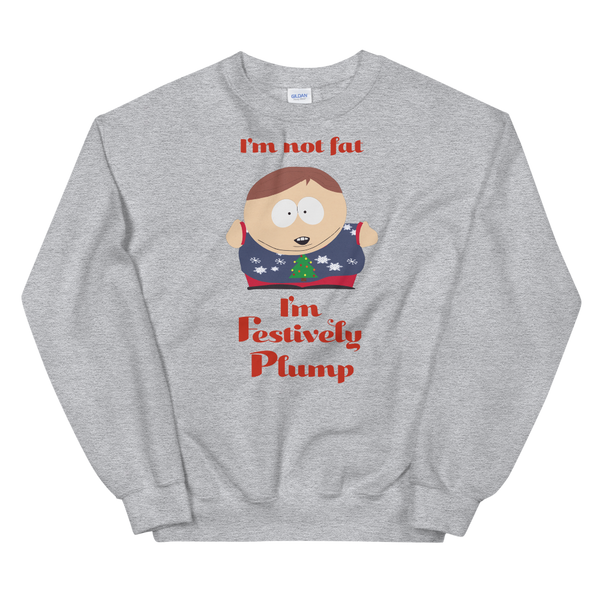 South Park Cartman Festively Plump Fleece Crewneck Sweatshirt