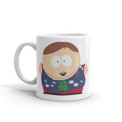 South Park Cartman Festively Plump White Mug