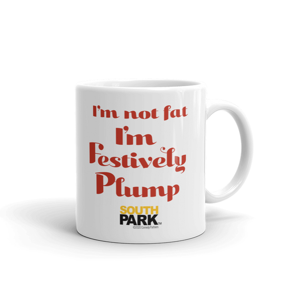 South Park Cartman Festively Plump White Mug