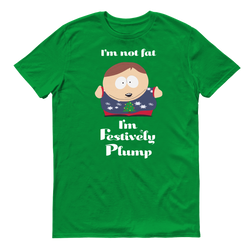 South Park Cartman Festively Plump Adult Short Sleeve T-Shirt