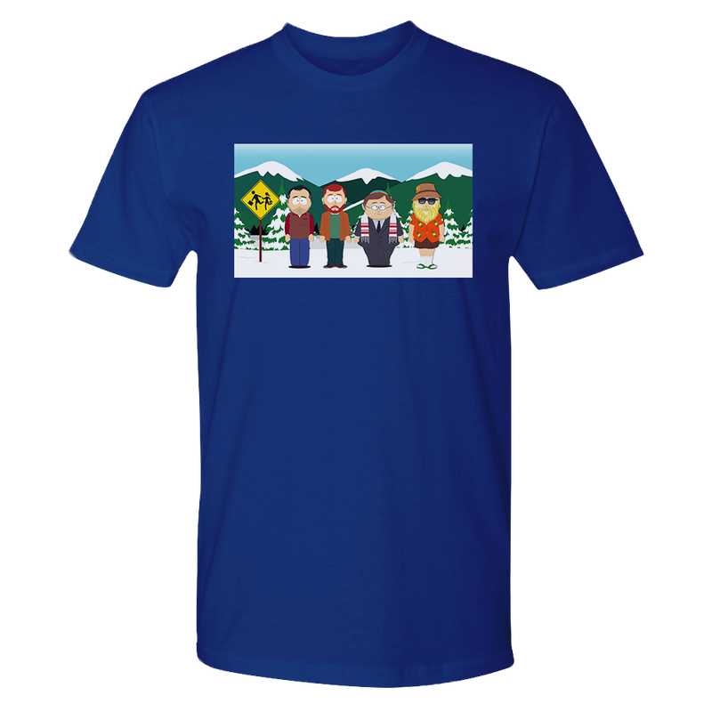 South Park Future Bus Stop Adult Short Sleeve T-Shirt