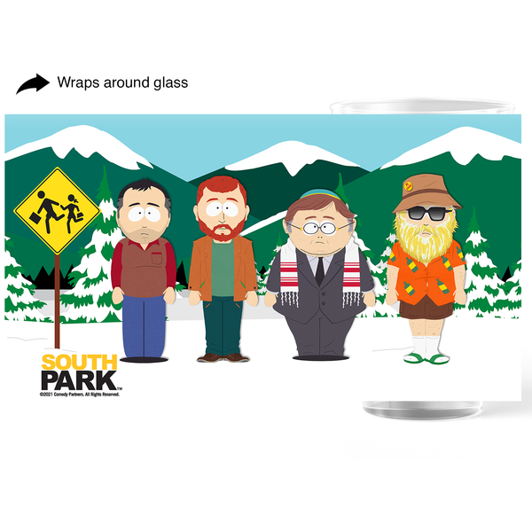 South Park Future Bus Stop 17 oz Pint Glass