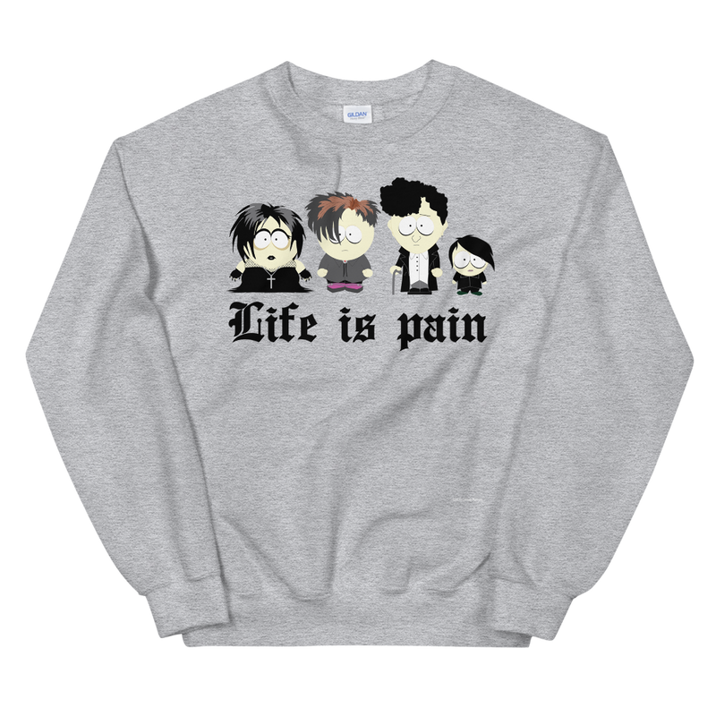 South Park Goth Kids Fleece Crewneck Sweatshirt