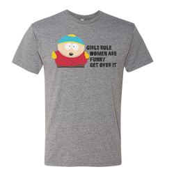 South Park Cartman Girls Rule Tri-Blend Short Sleeve T-Shirt